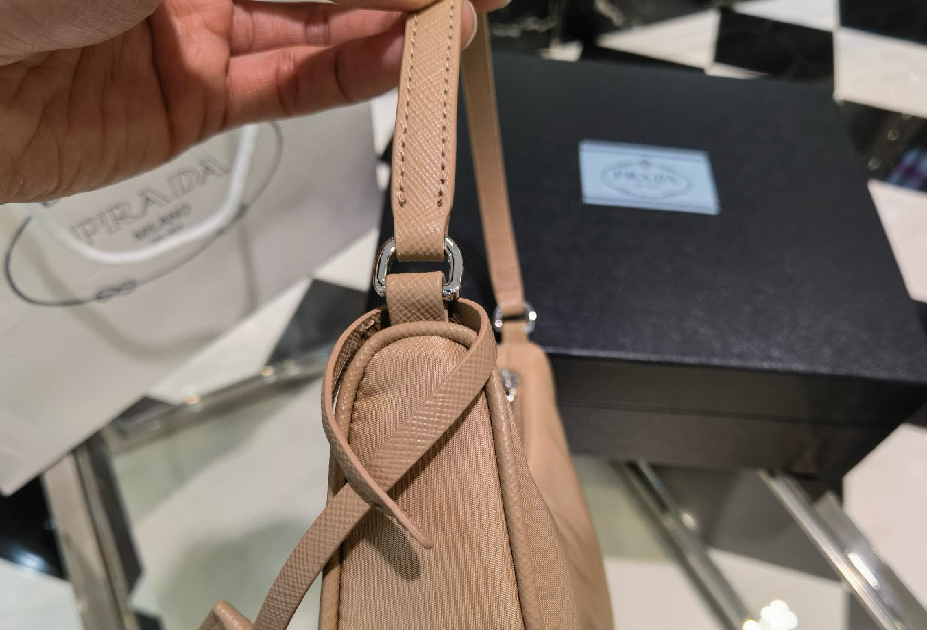 PD Saffiano Hobo Bag
