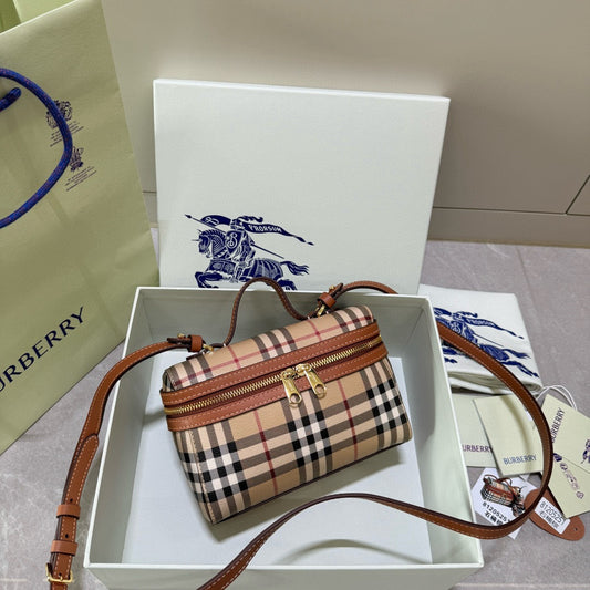 Burberry Check Vanity Bag