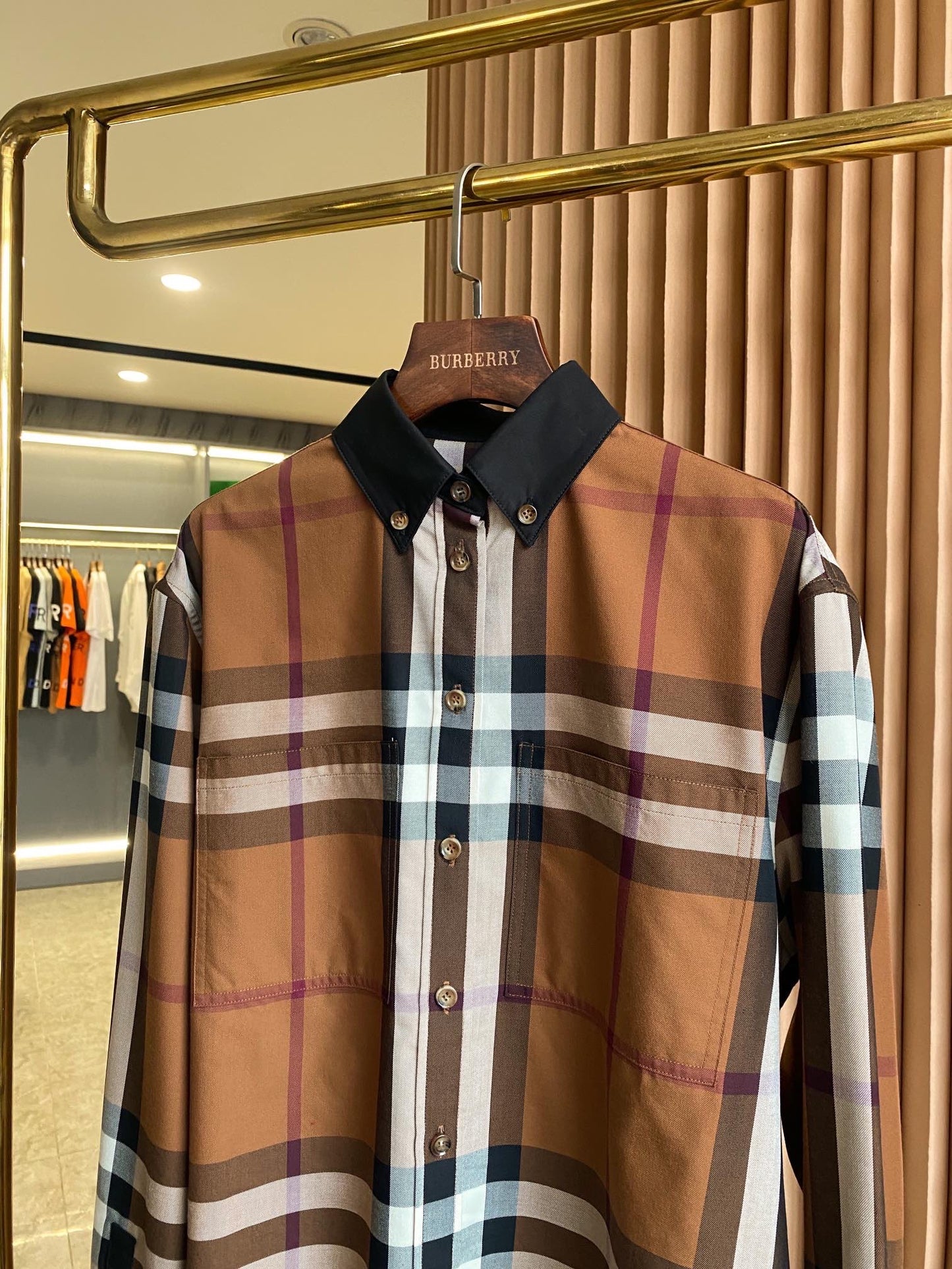 Camisa de manga larga de Burberry