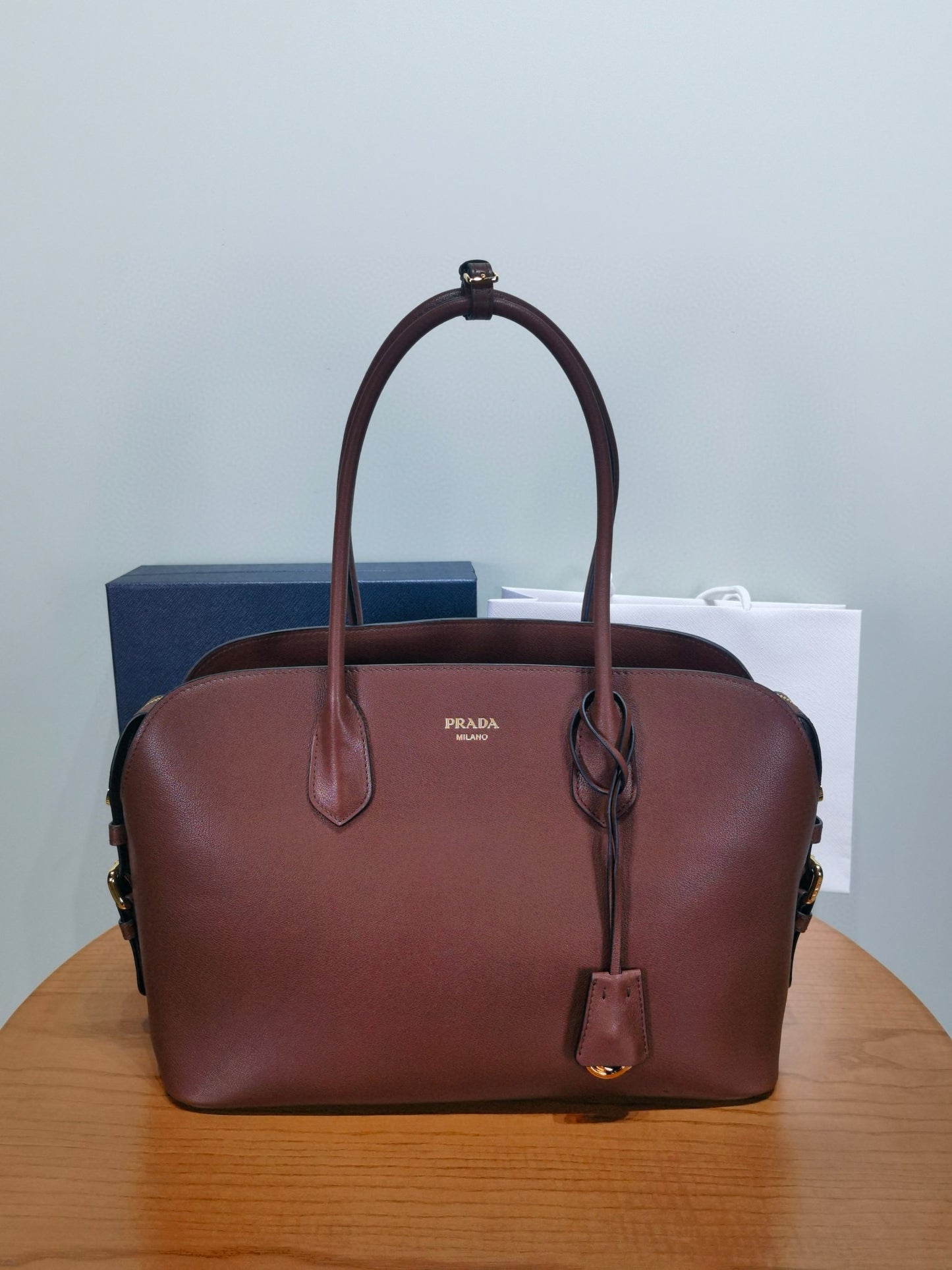 PD Large Leather Tote Bag