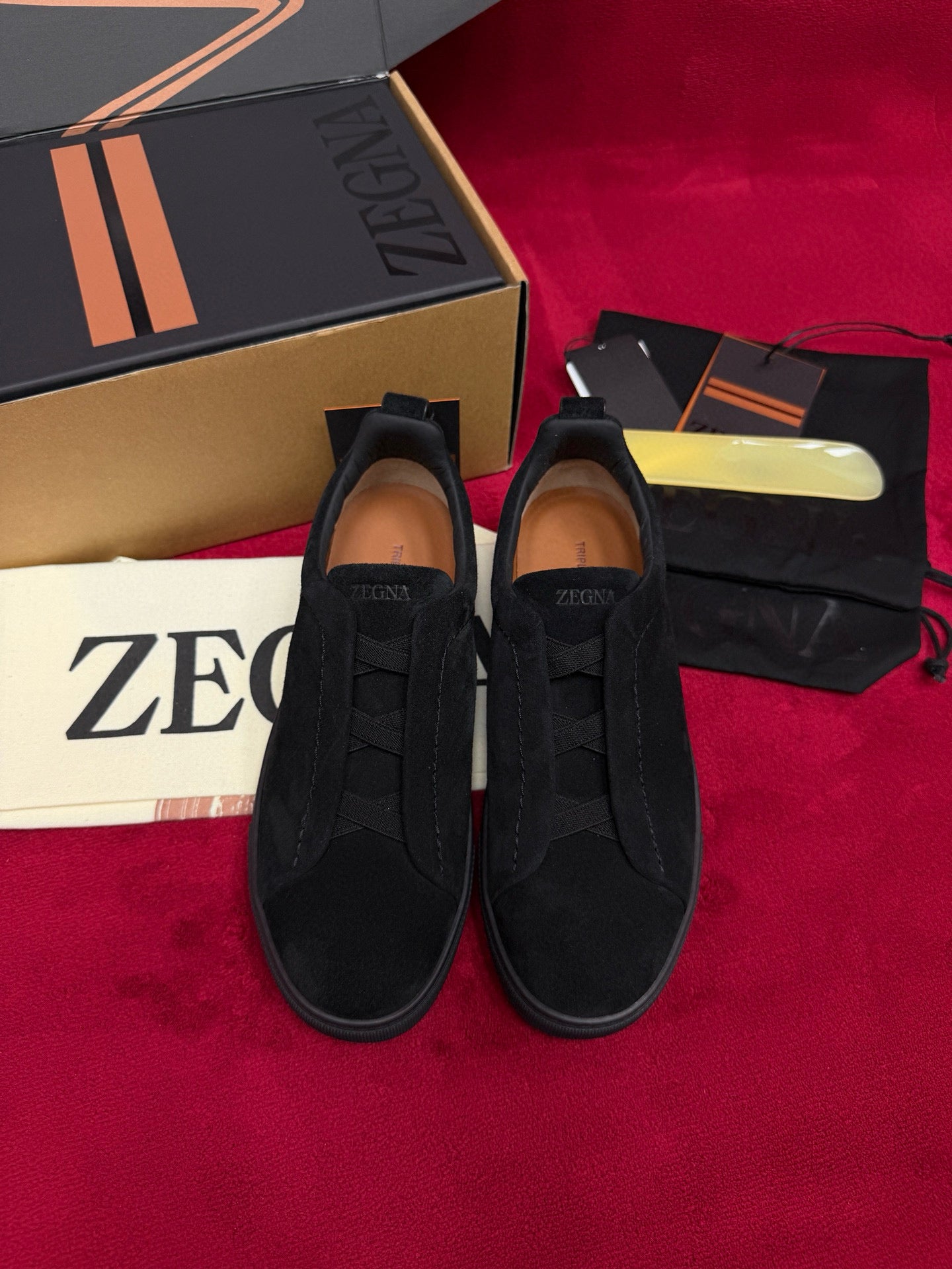 Zegna Suede Sneakers