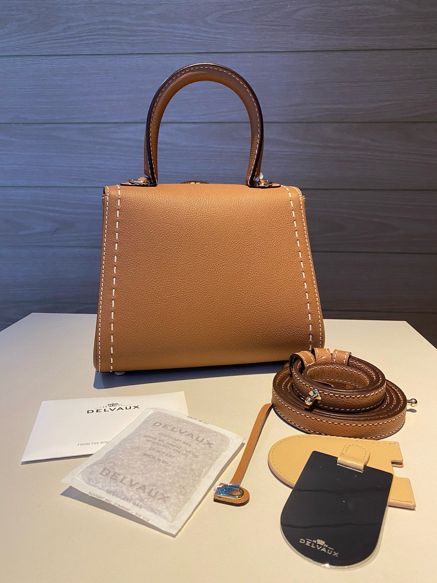 Delvaux Brillant Mini Surpique Handbag