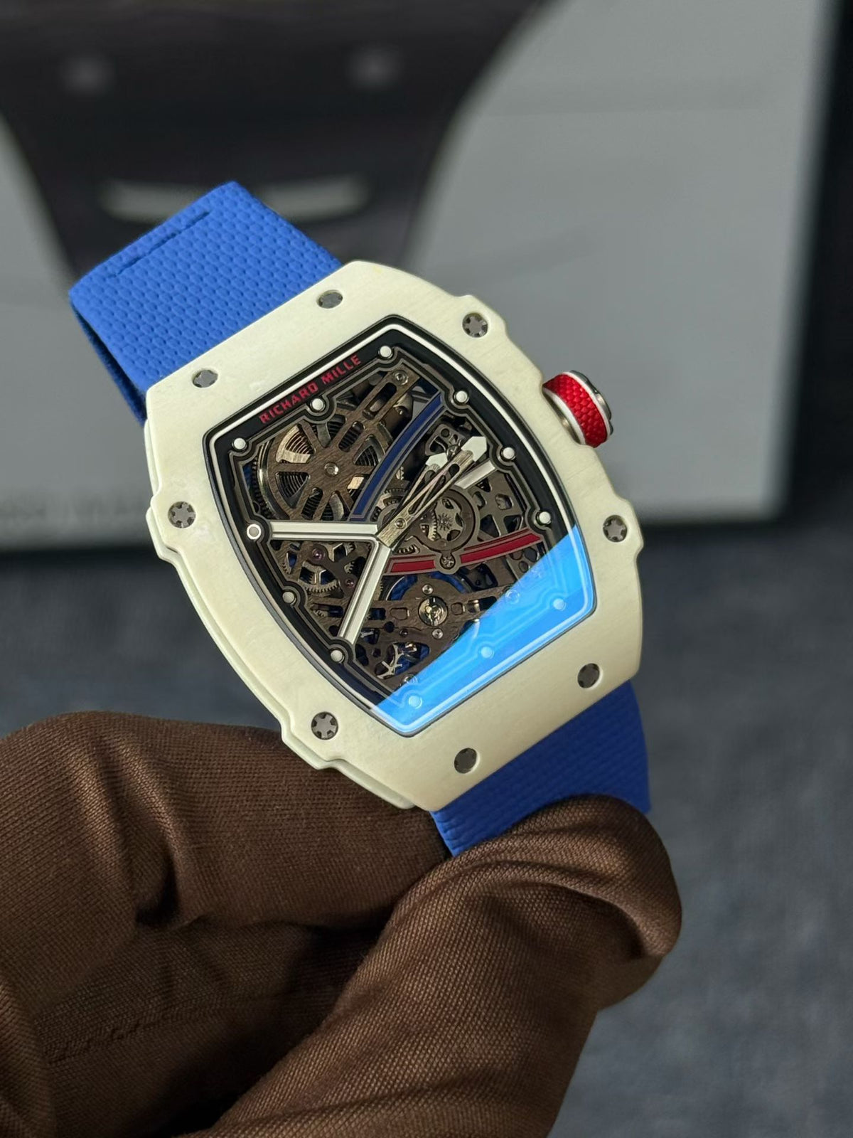 RM67-02 Alexis Pinturault White Quartz TPT France Edition