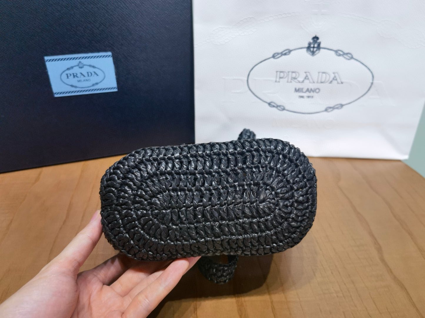 PD Mini Crochet Tote Bag