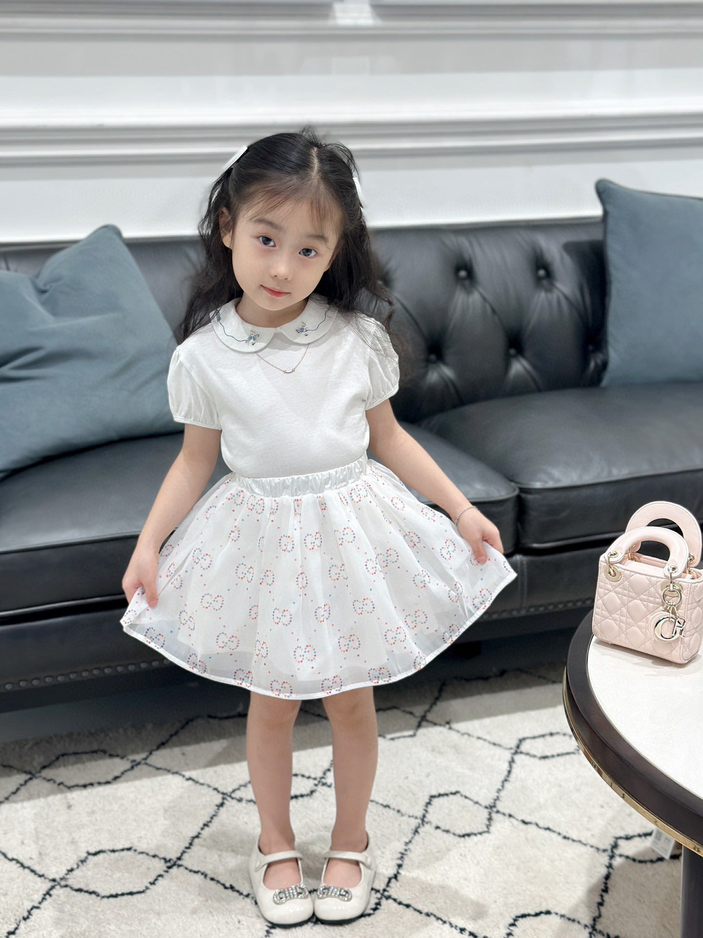 Fendi Polo/Skirt Set