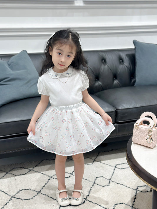 Fendi Polo/Skirt Set