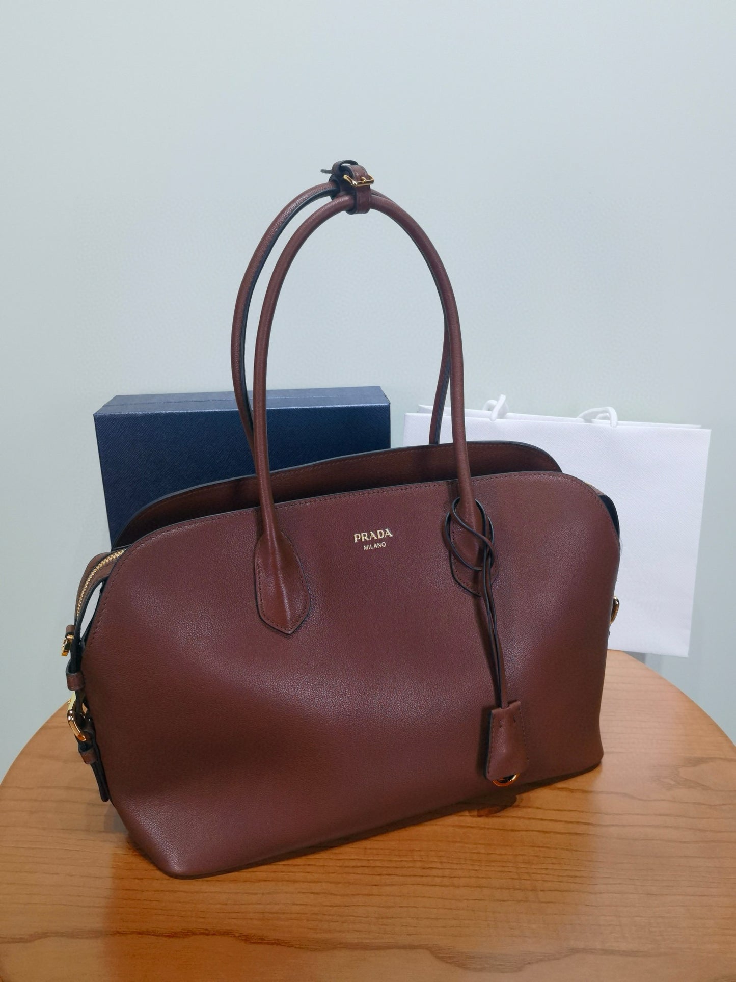 PD Large Leather Tote Bag