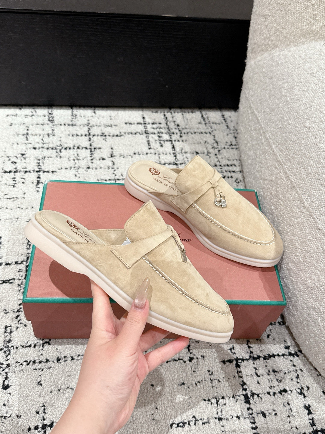 Loro Piana Sabot Loafers