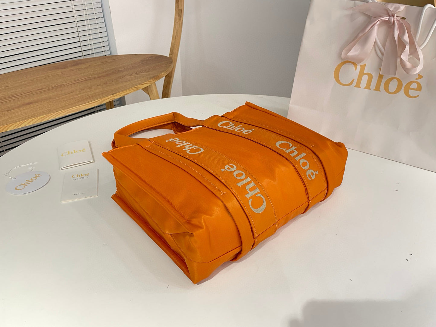 Chloe Woody Tote Bag