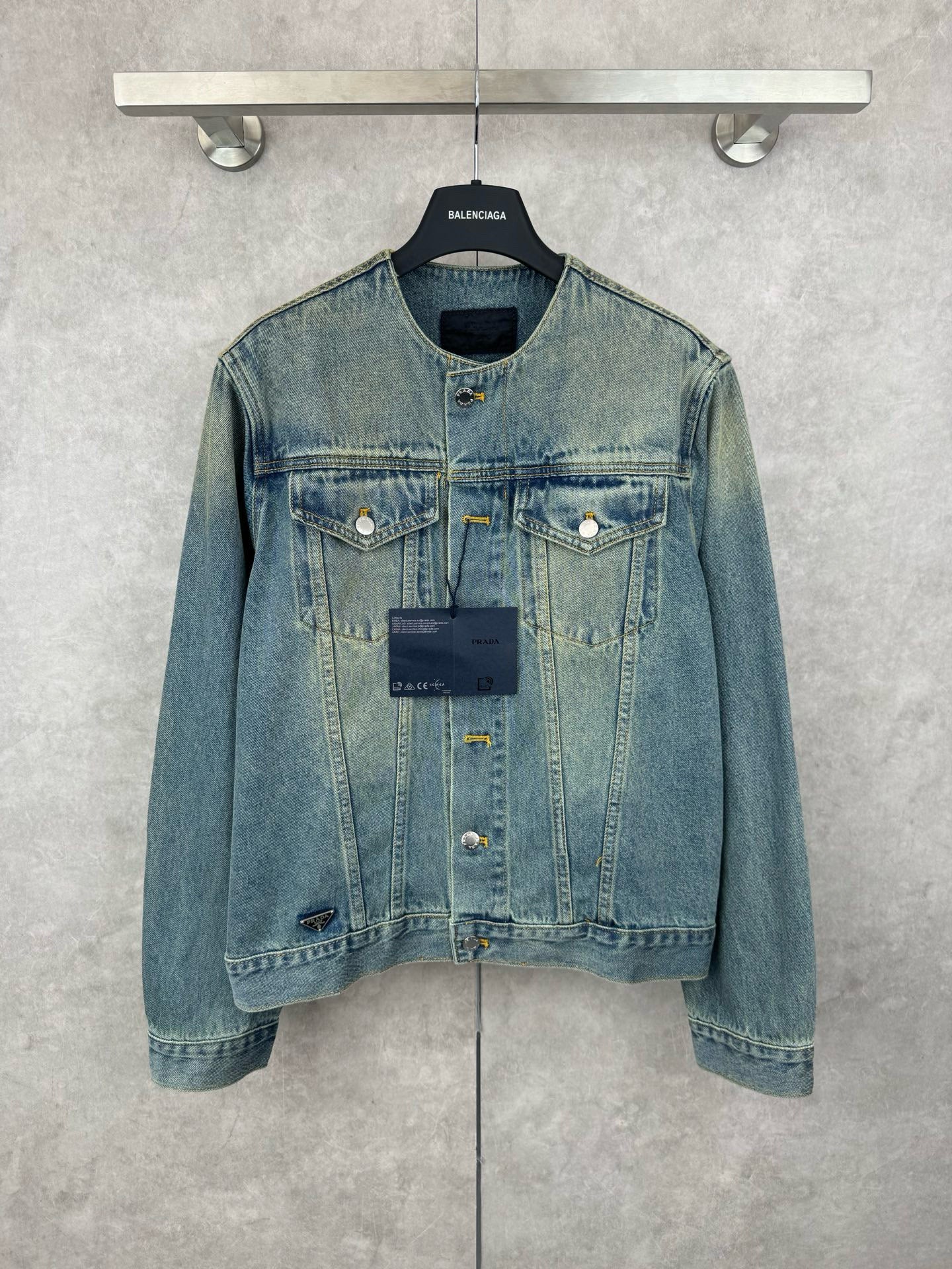 Prada Denim Blouson Jacket