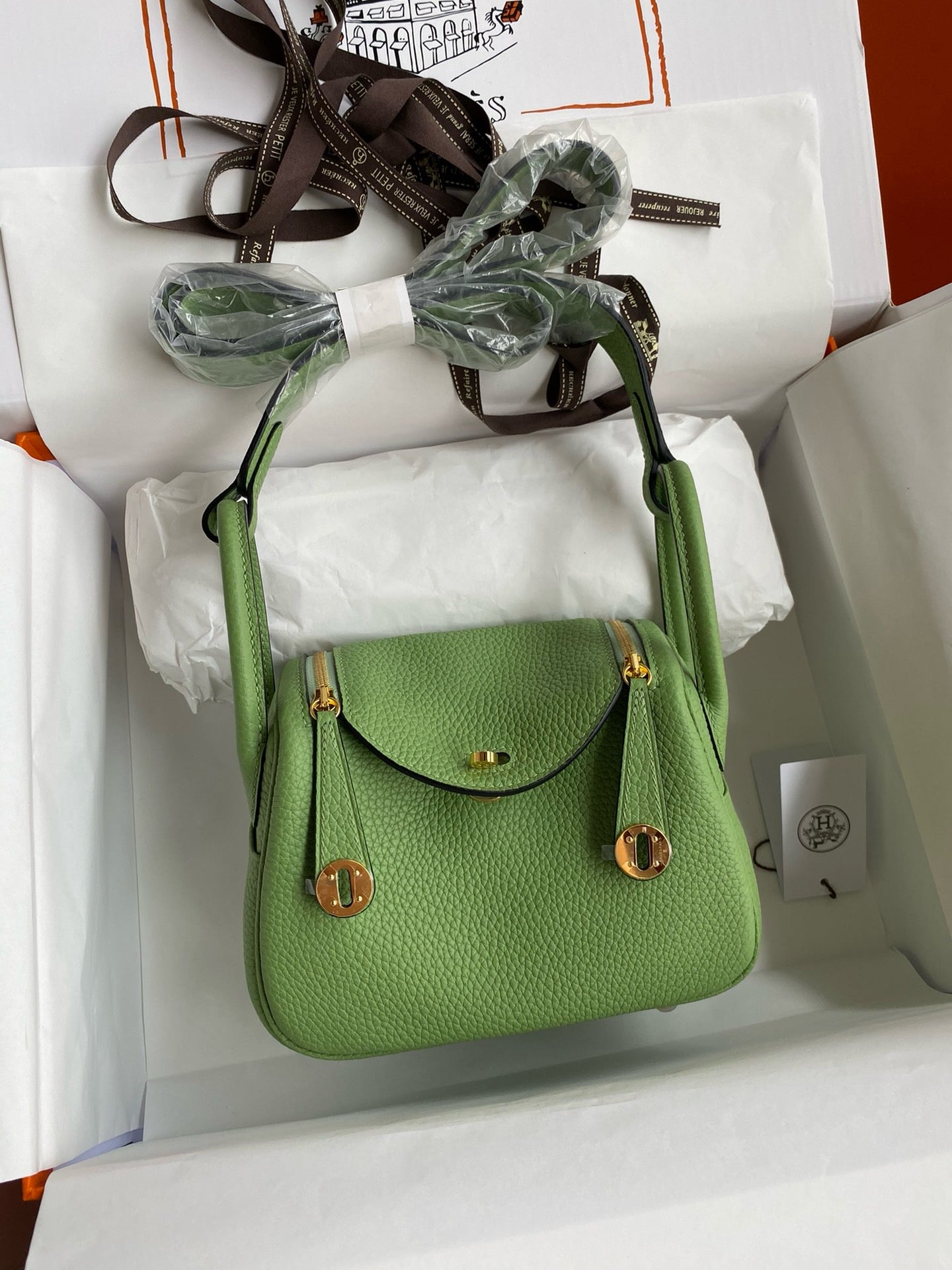 Hermes Mini Lindy, 19cm, 3I, TC Skin