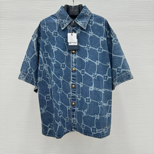 1V Denim Short Sleeve Shirt