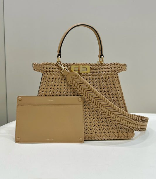 Fendi Vitello King Petite Peekaboo Bag