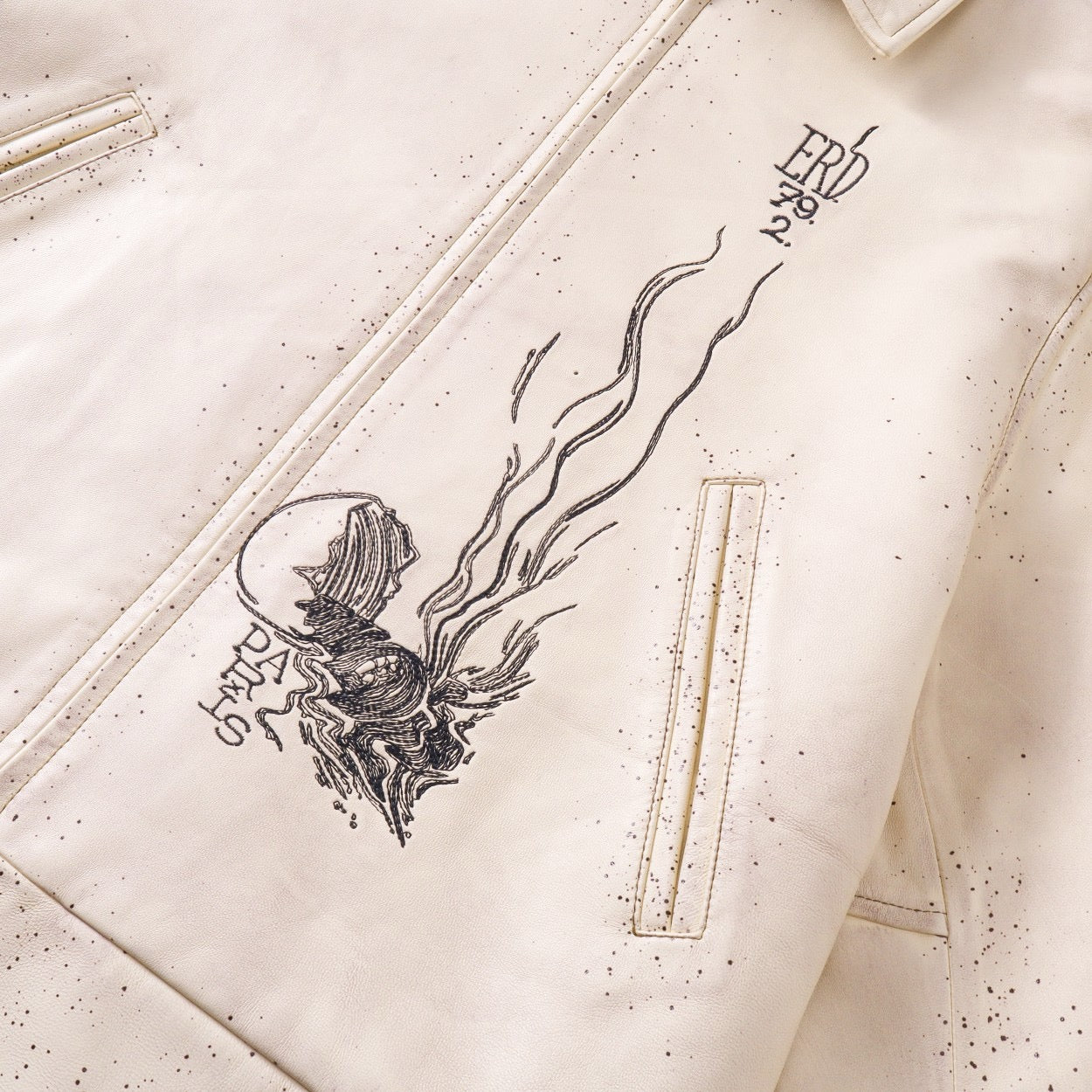 Enfants Riches Déprimés Zip-Up Leather Jacket