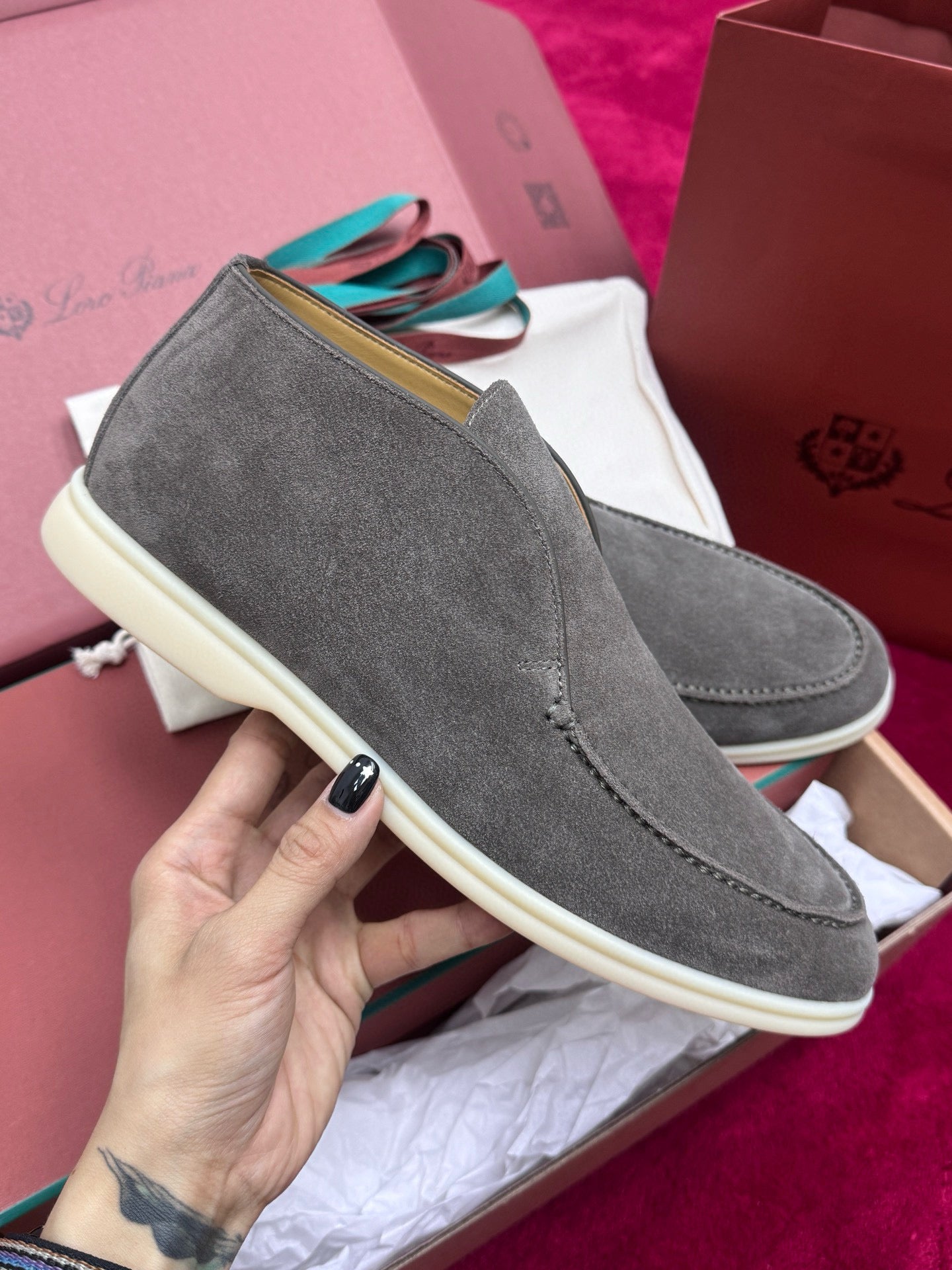 Loro Piana Open Walk Loafers