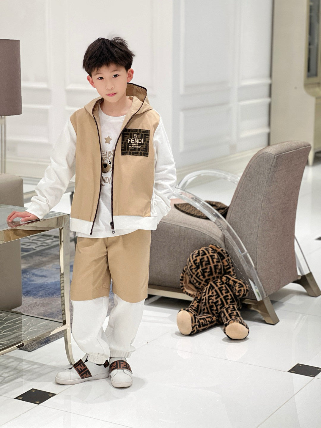 Fendi Jacket/Long Pant Set