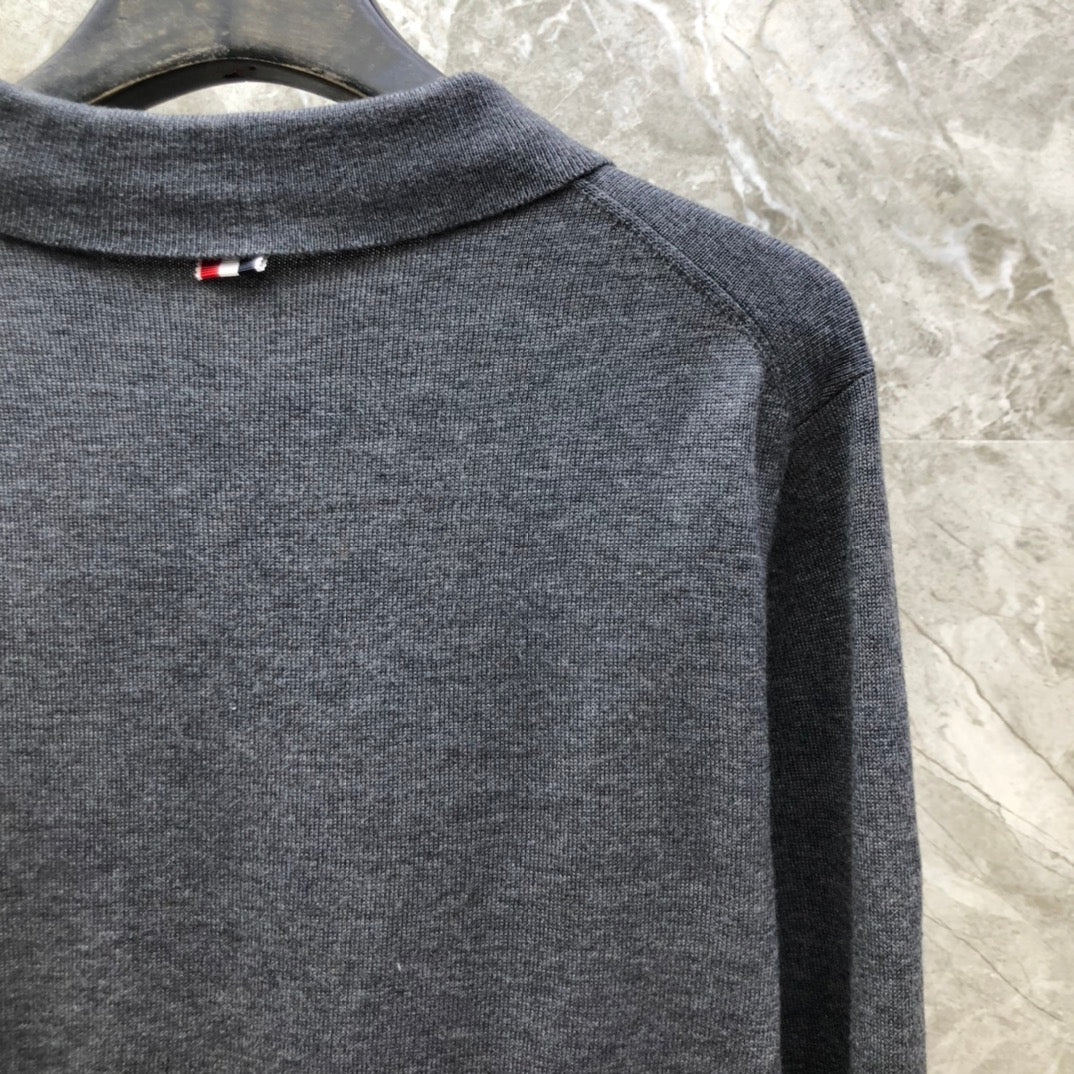 Thom Browne Long Sleeve Polo