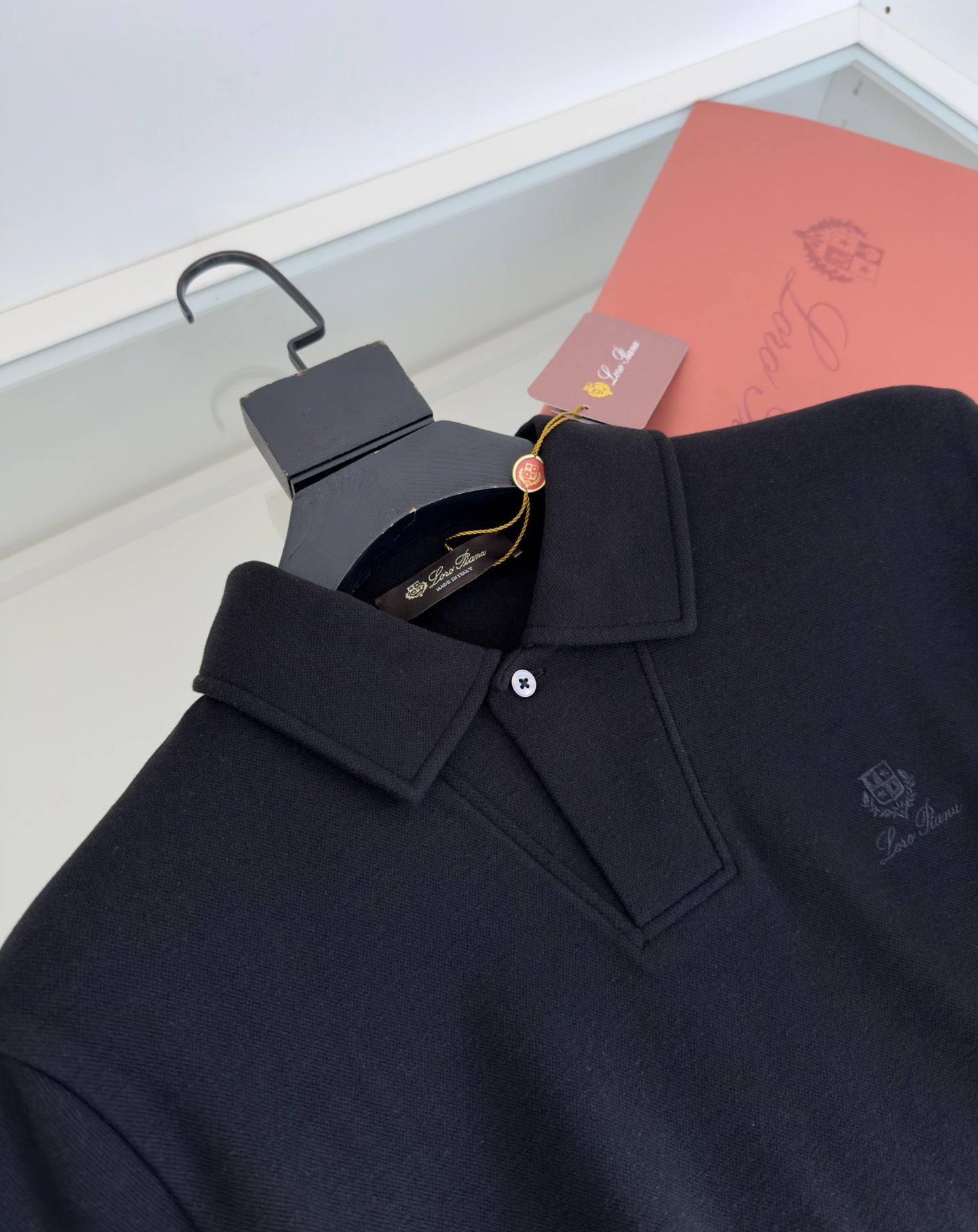 Loro Piana Long Sleeve Polo