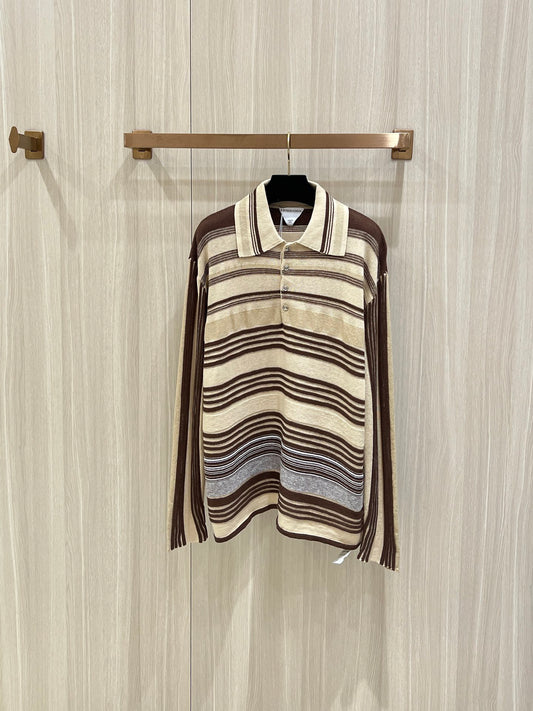 Bottega Veneta Long Sleeve Polo