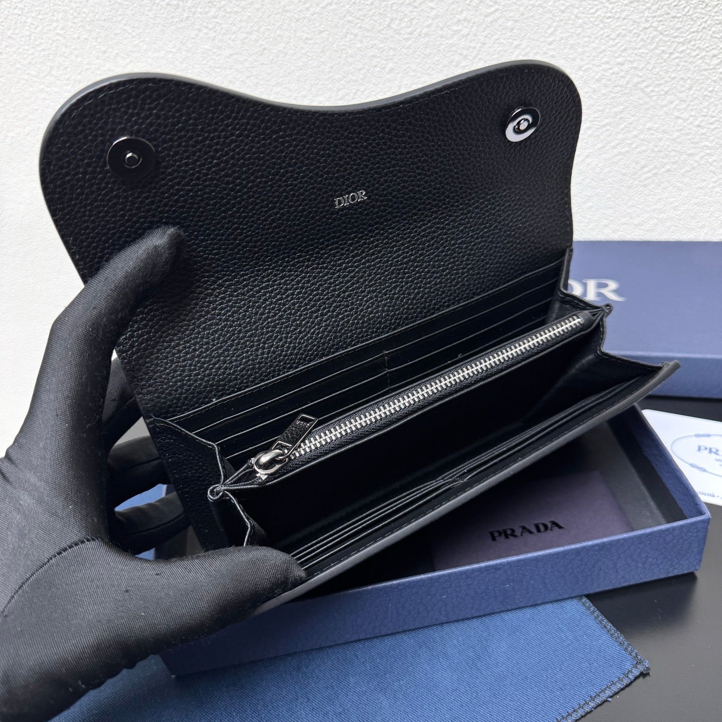 Dior Long Flap Wallet