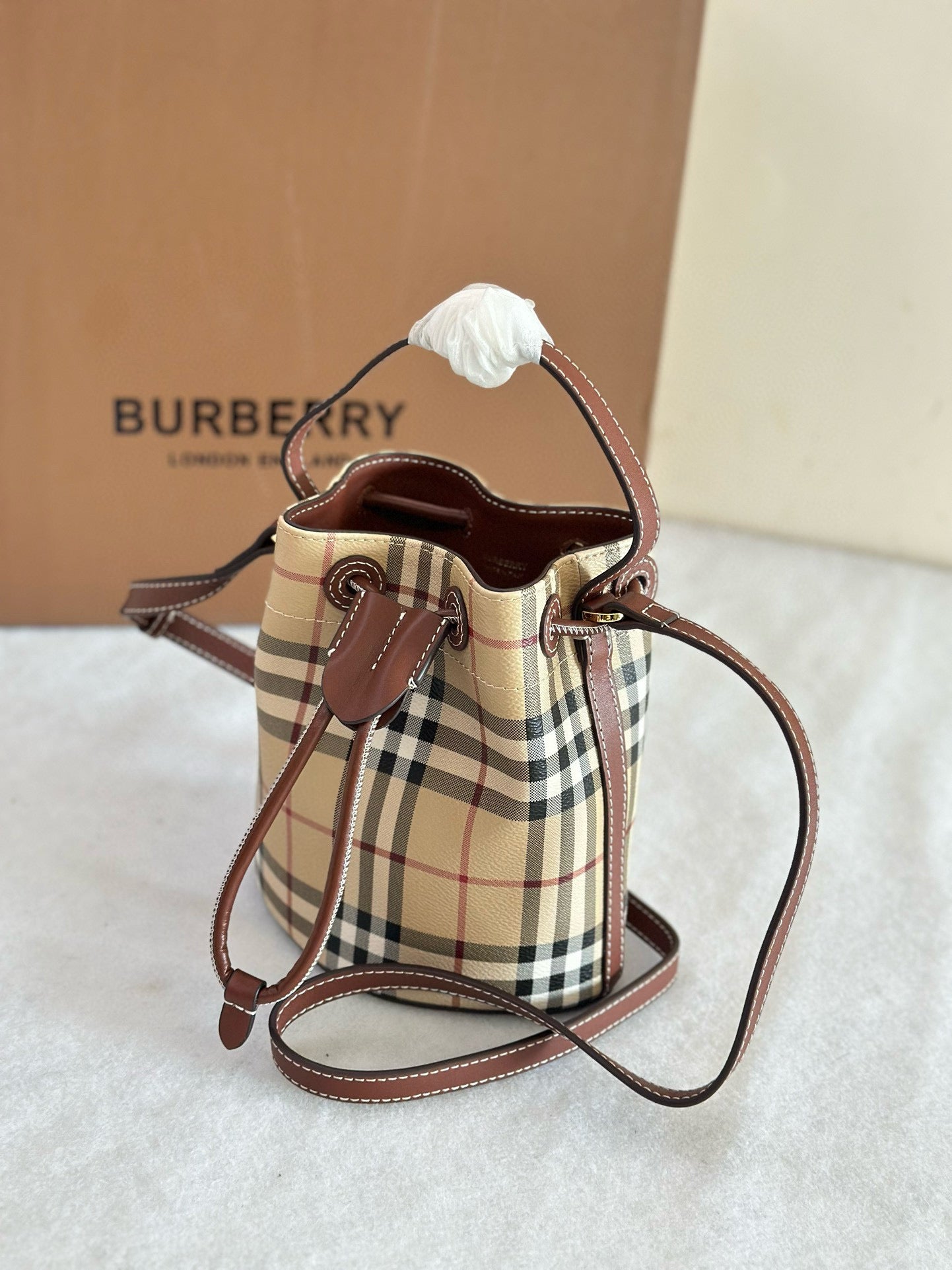 BBR Check Bucket Bag