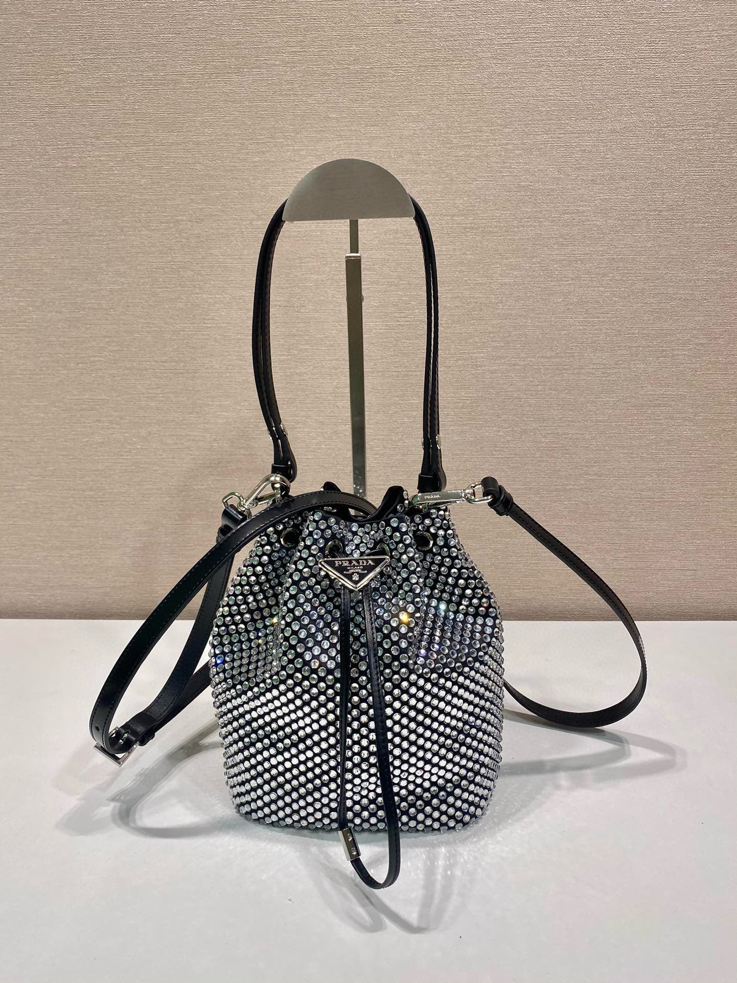 Prada Crystal Bucket Bag