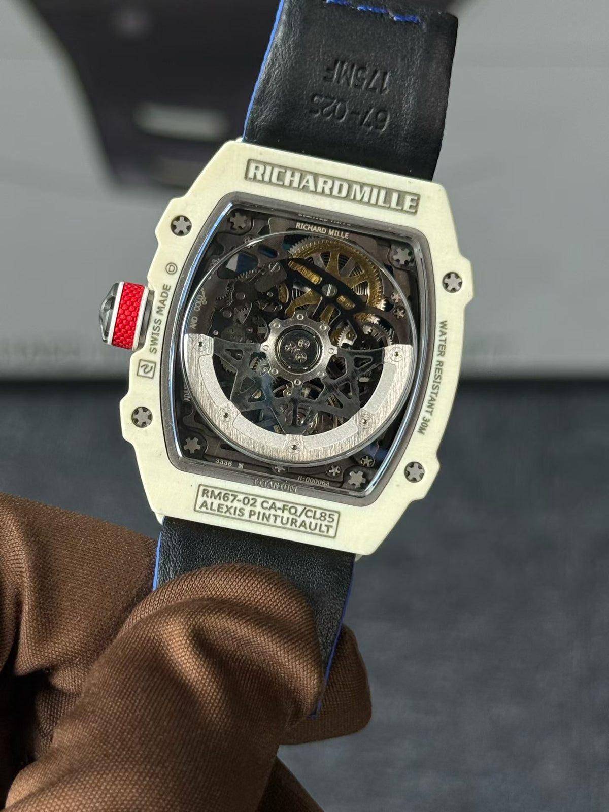 RM67-02 Alexis Pinturault White Quartz TPT France Edition