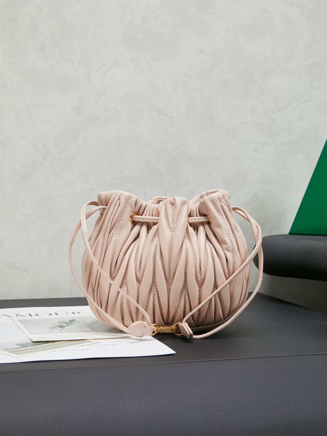 Miu Miu Nappa Handbag