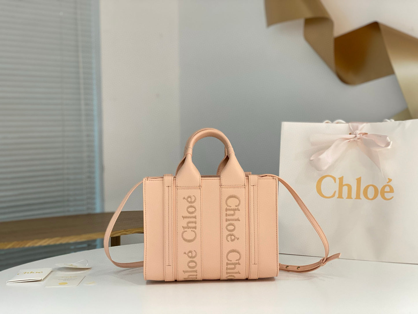 Chloe Woody Tote Bag