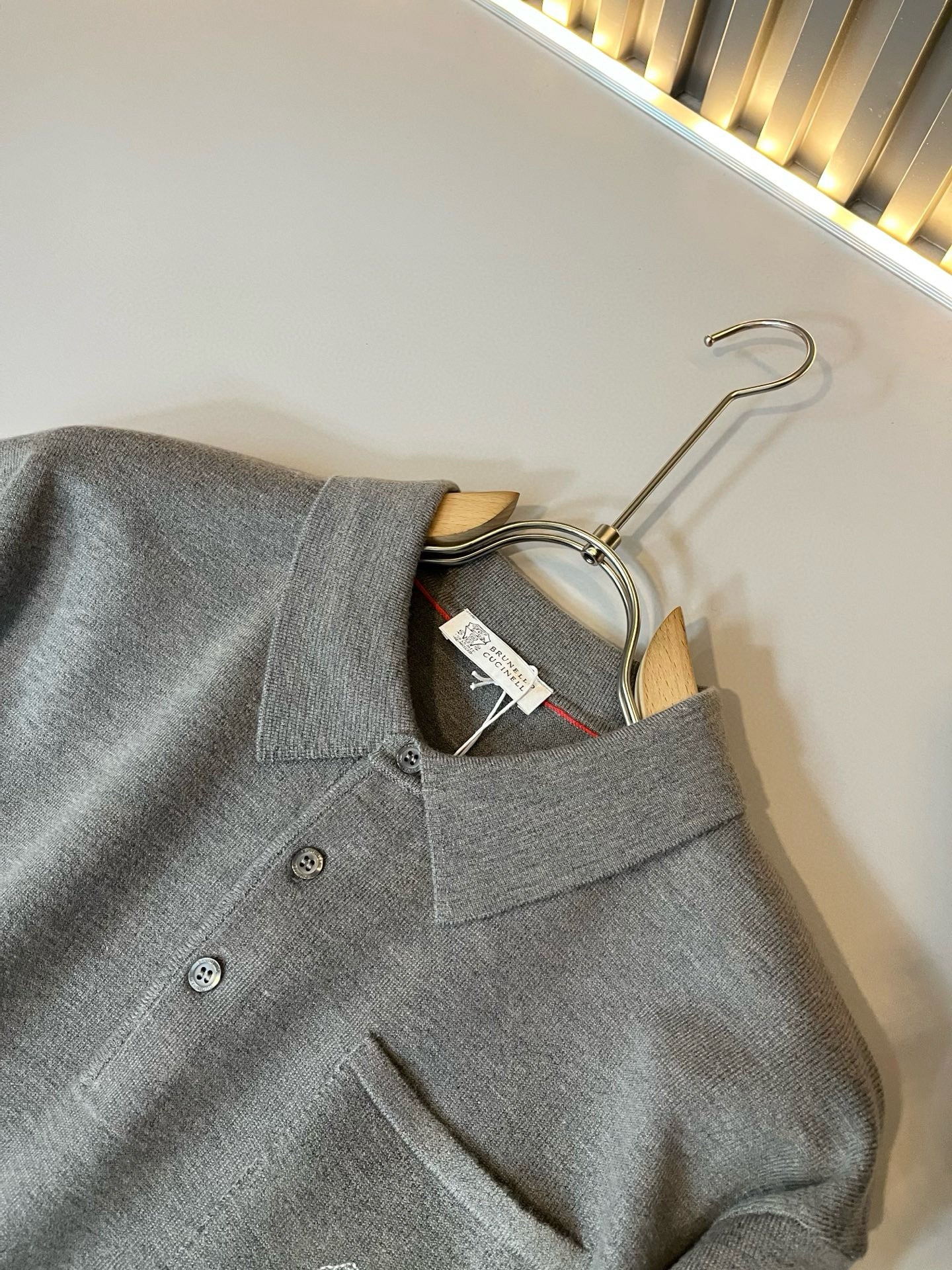 Brunello Cucinelli Long Sleeve Polo