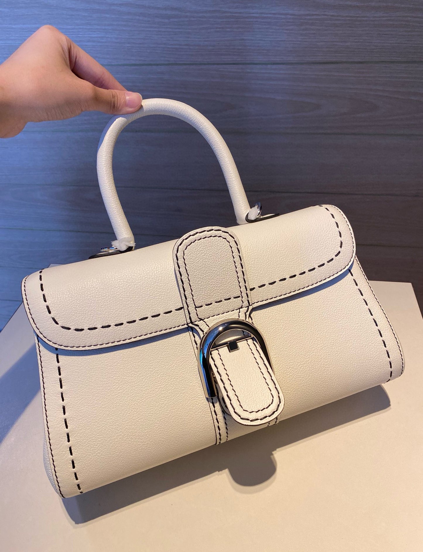Delvaux Brillant Mini Surpique Handbag