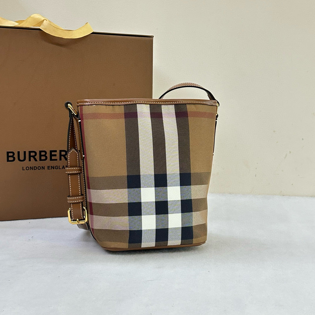 BBR Check Mini Bucket Bag