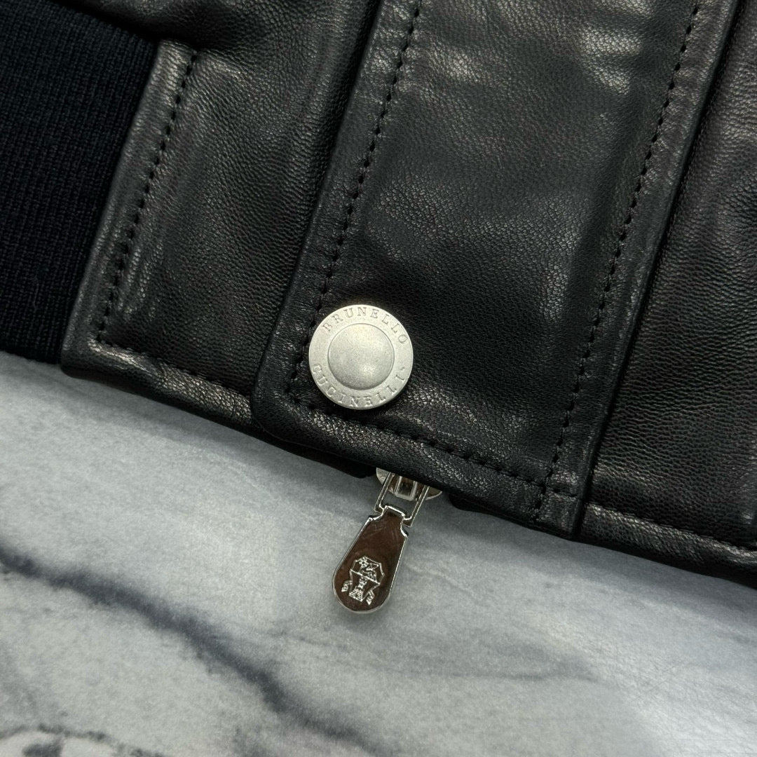Brunello Cucinelli Leather Jacket