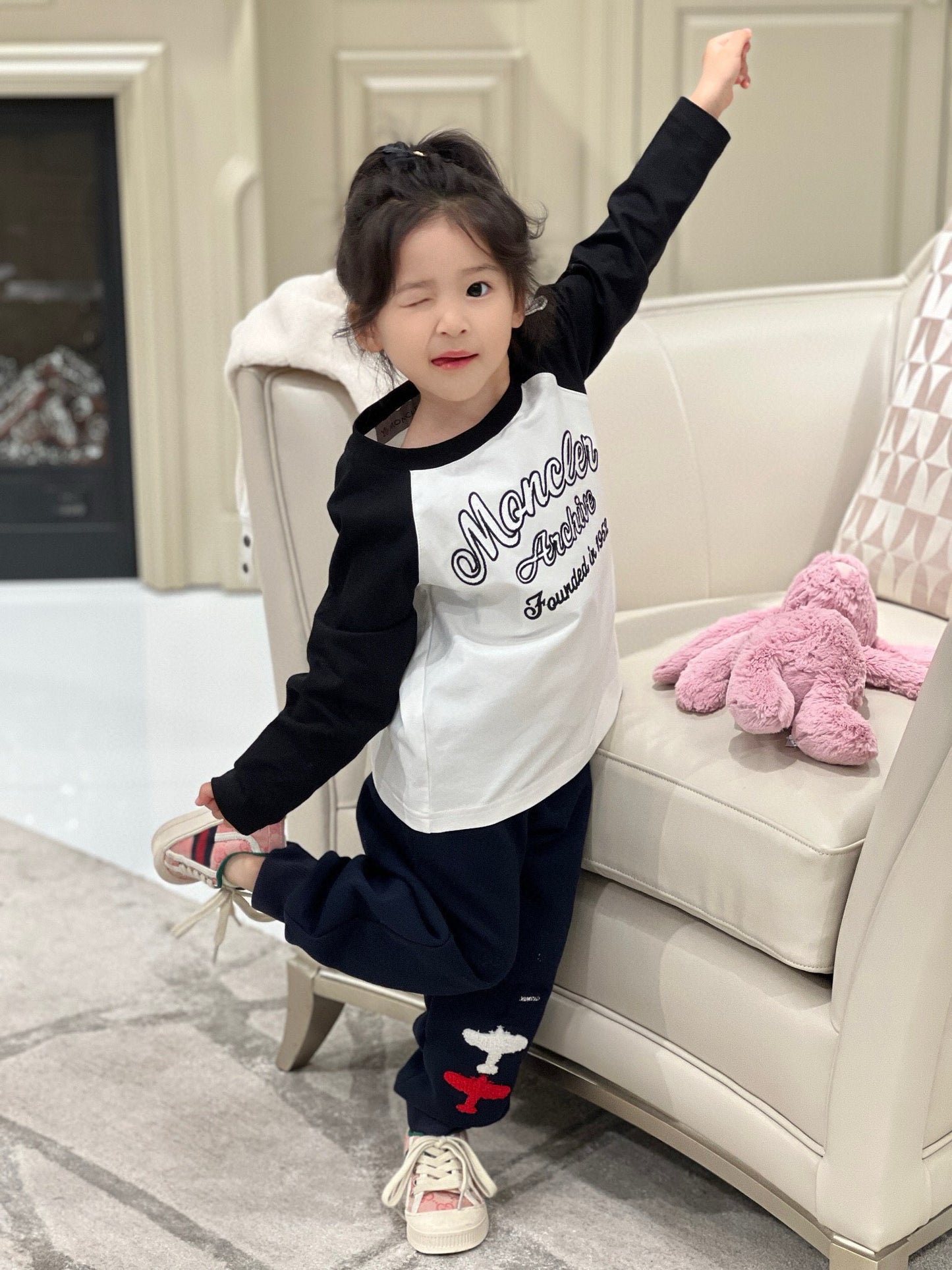 Moncler Long Sleeve/Long Pant Set