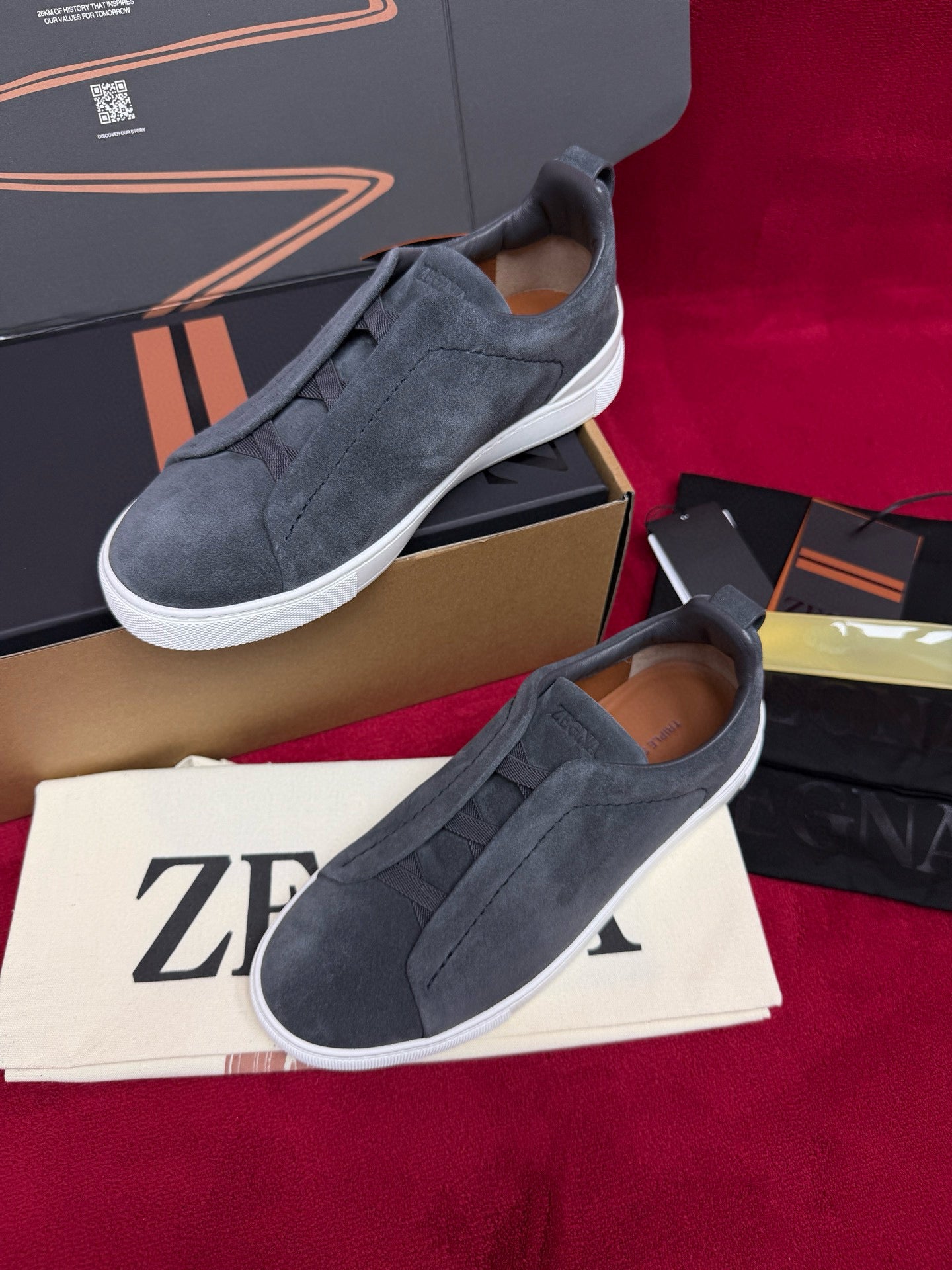 Zegna Suede Sneakers