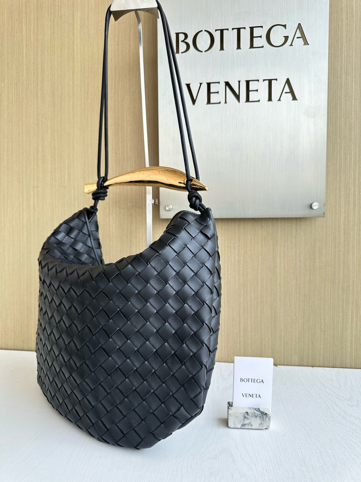 BV Baby Sardine Shoulder Bag
 39x31x12cm