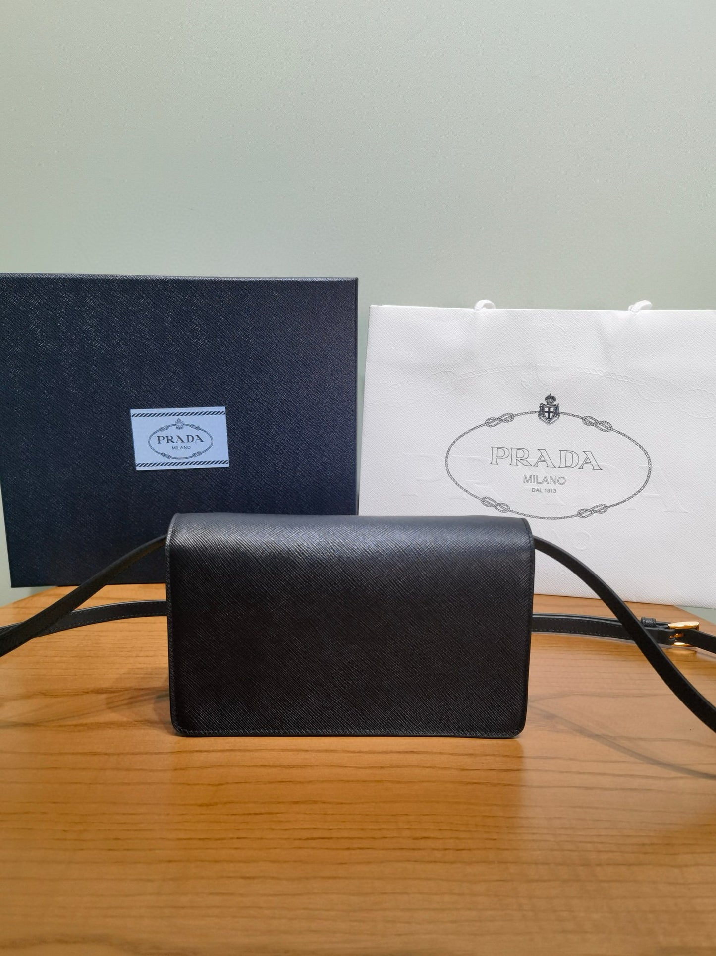 Prada Saffiano Cross Body Bag