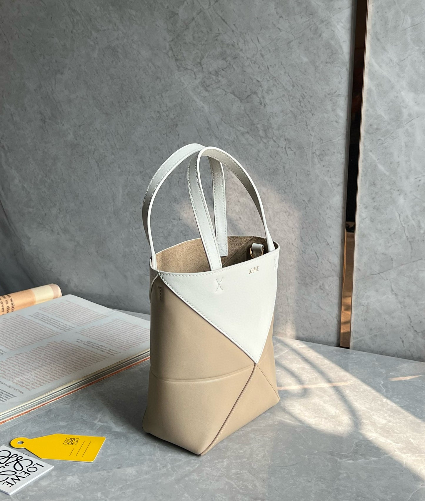 Loewe Puzzle Fold Tote Bag(20x16x9.5cm)