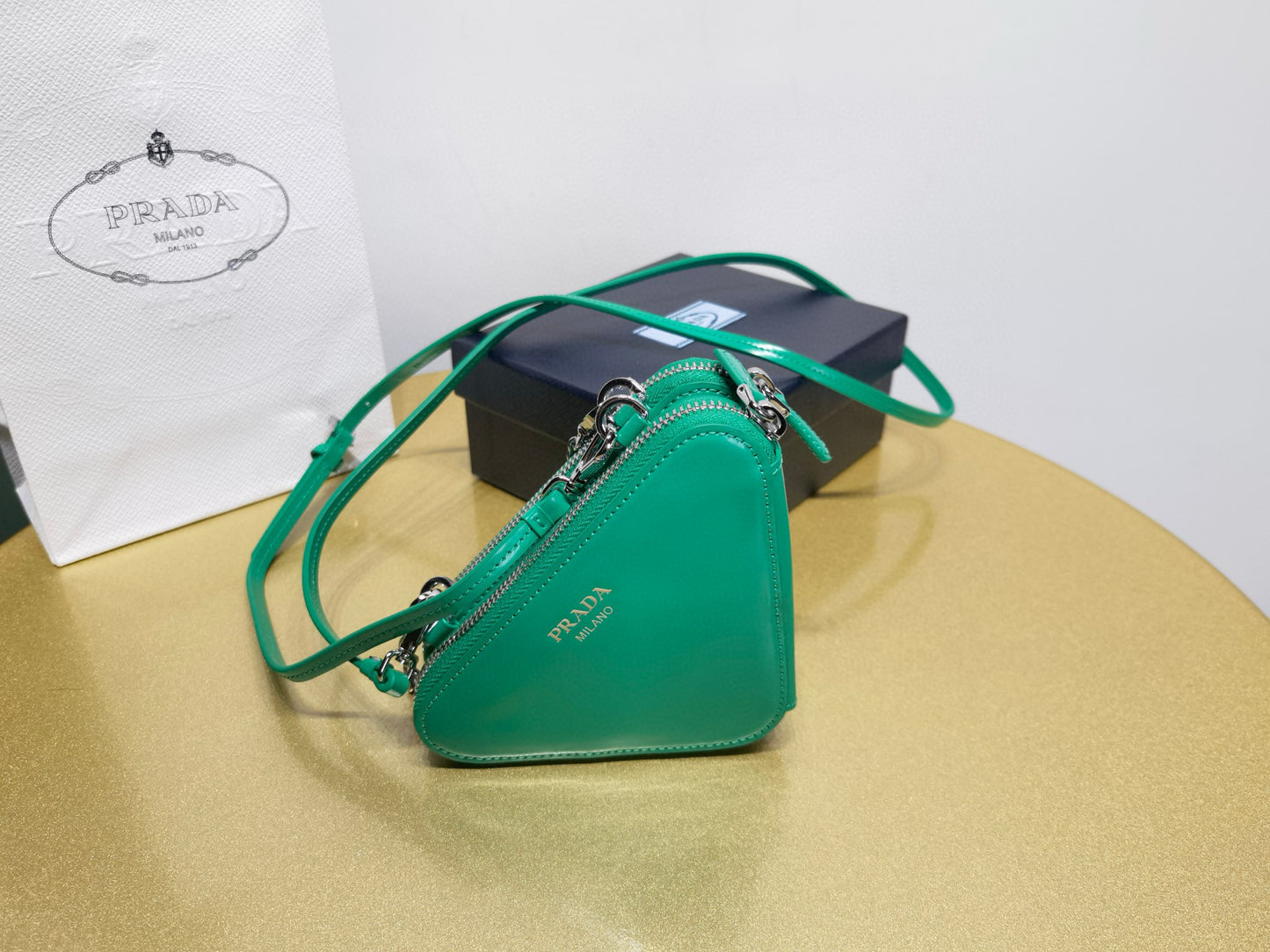 Prada Triangle Crystal Bag