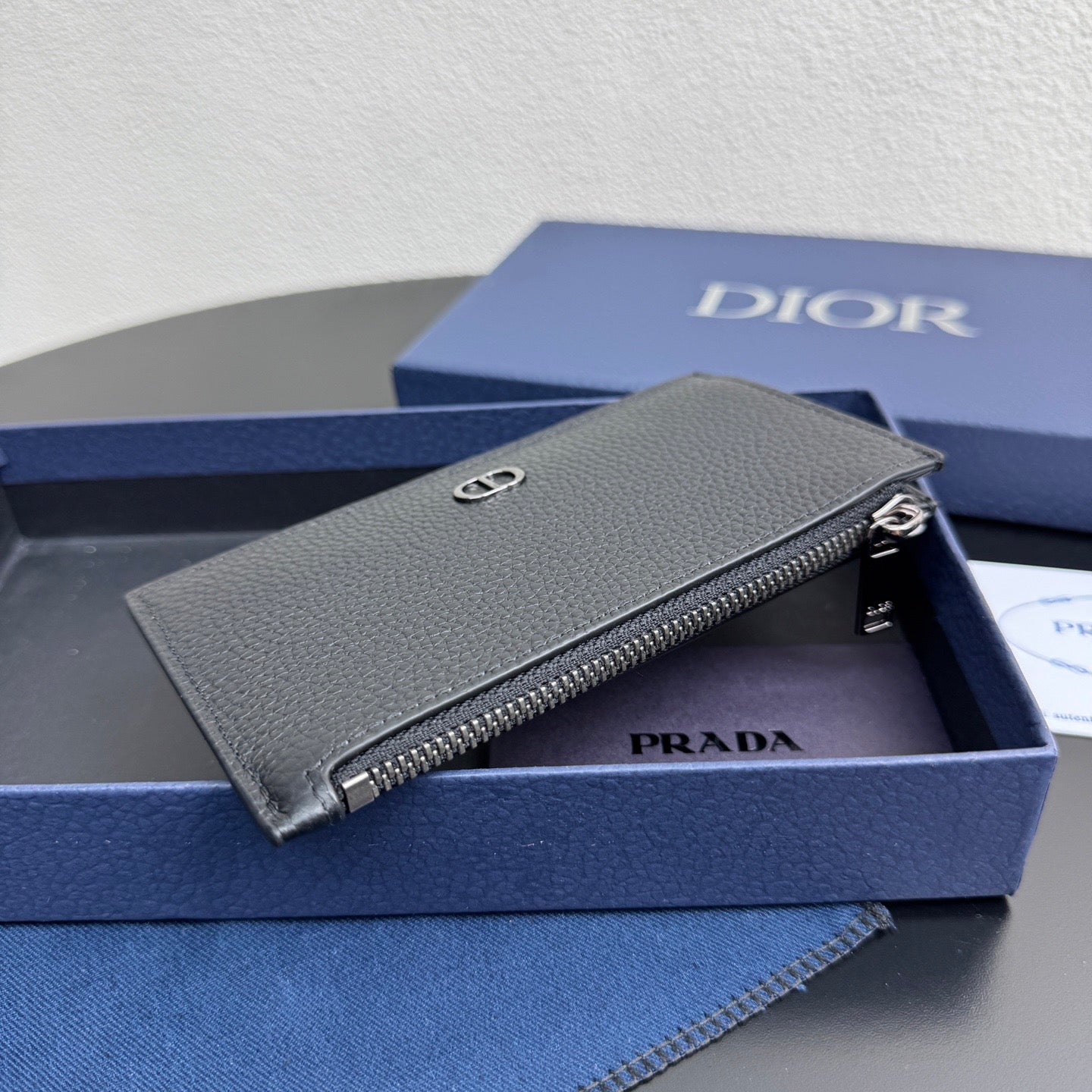 Dior Zipped Card Holder