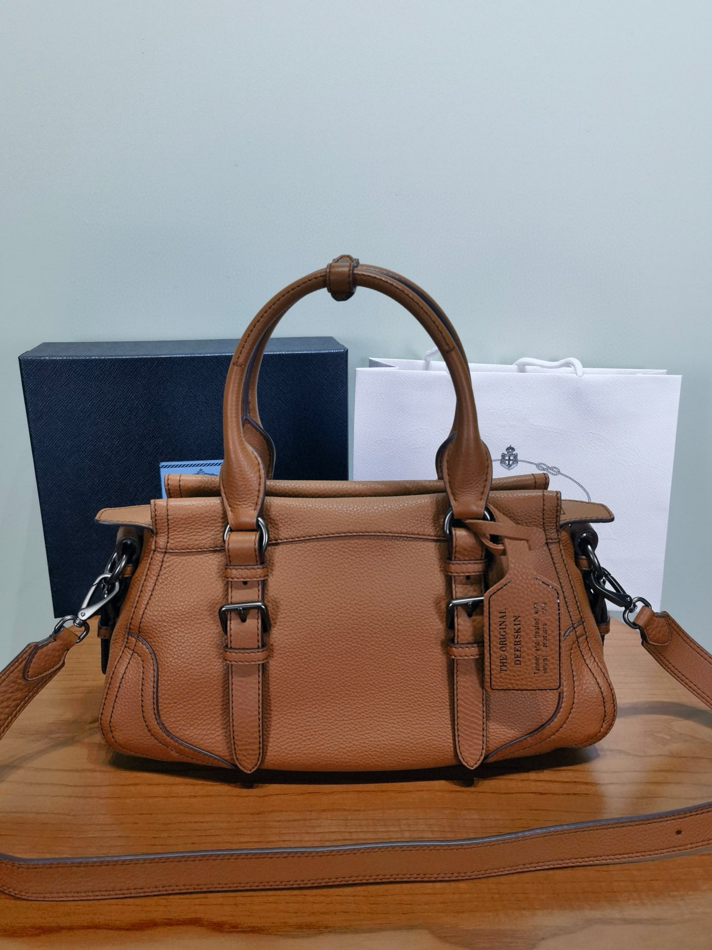 PD Bonnie Leather Tote Bag 35x22x11cm