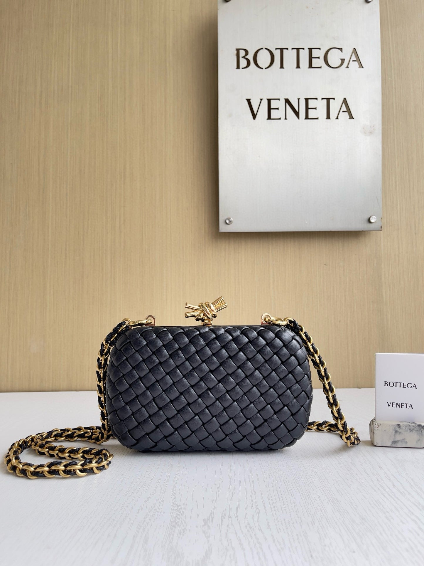 BV Knot Clutch Bag