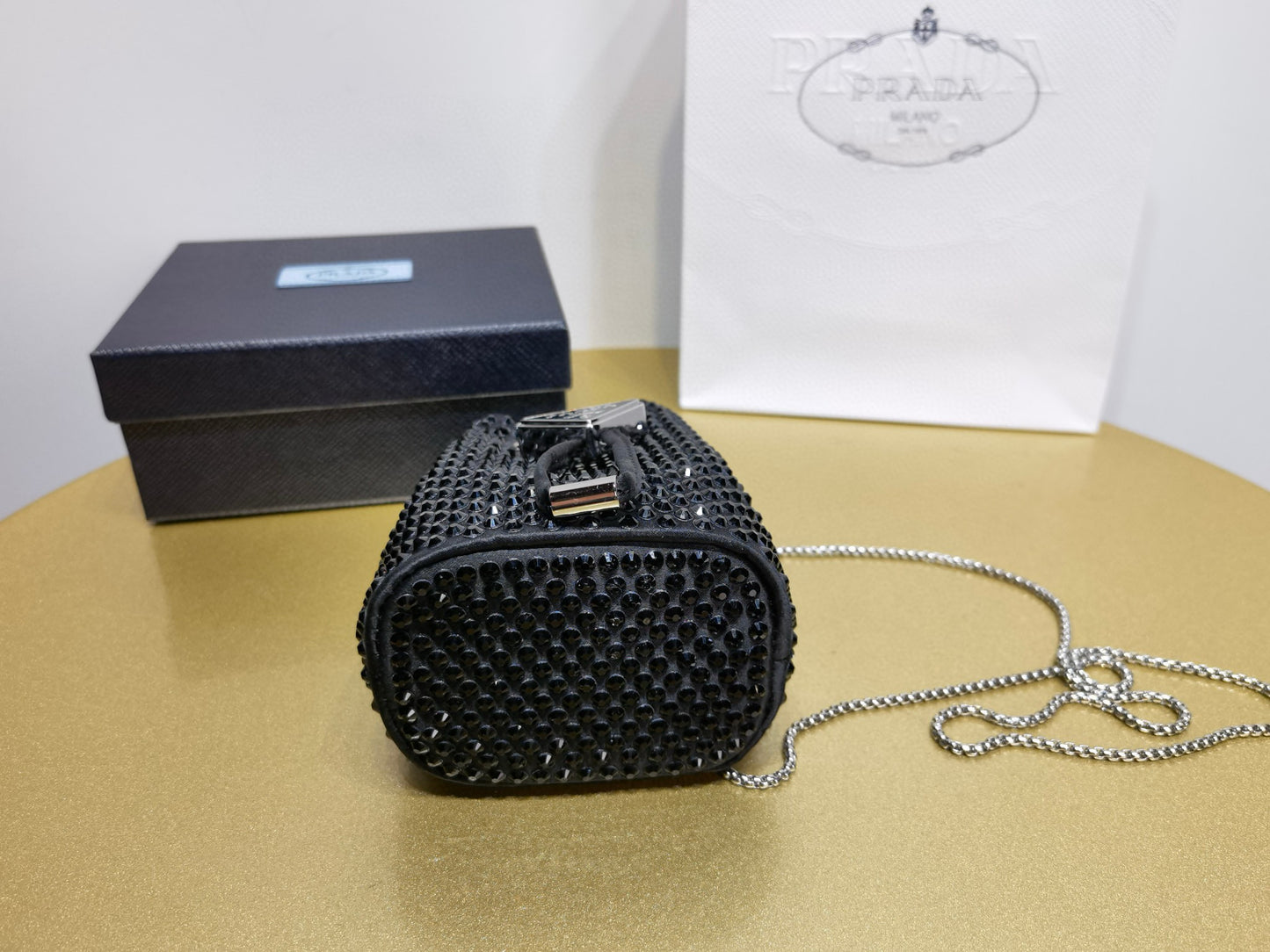 Prada Crystal Cross Body Bag Mini