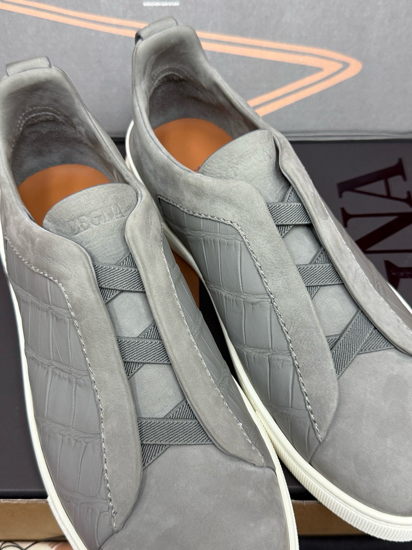 Zegna Alligator Sneakers