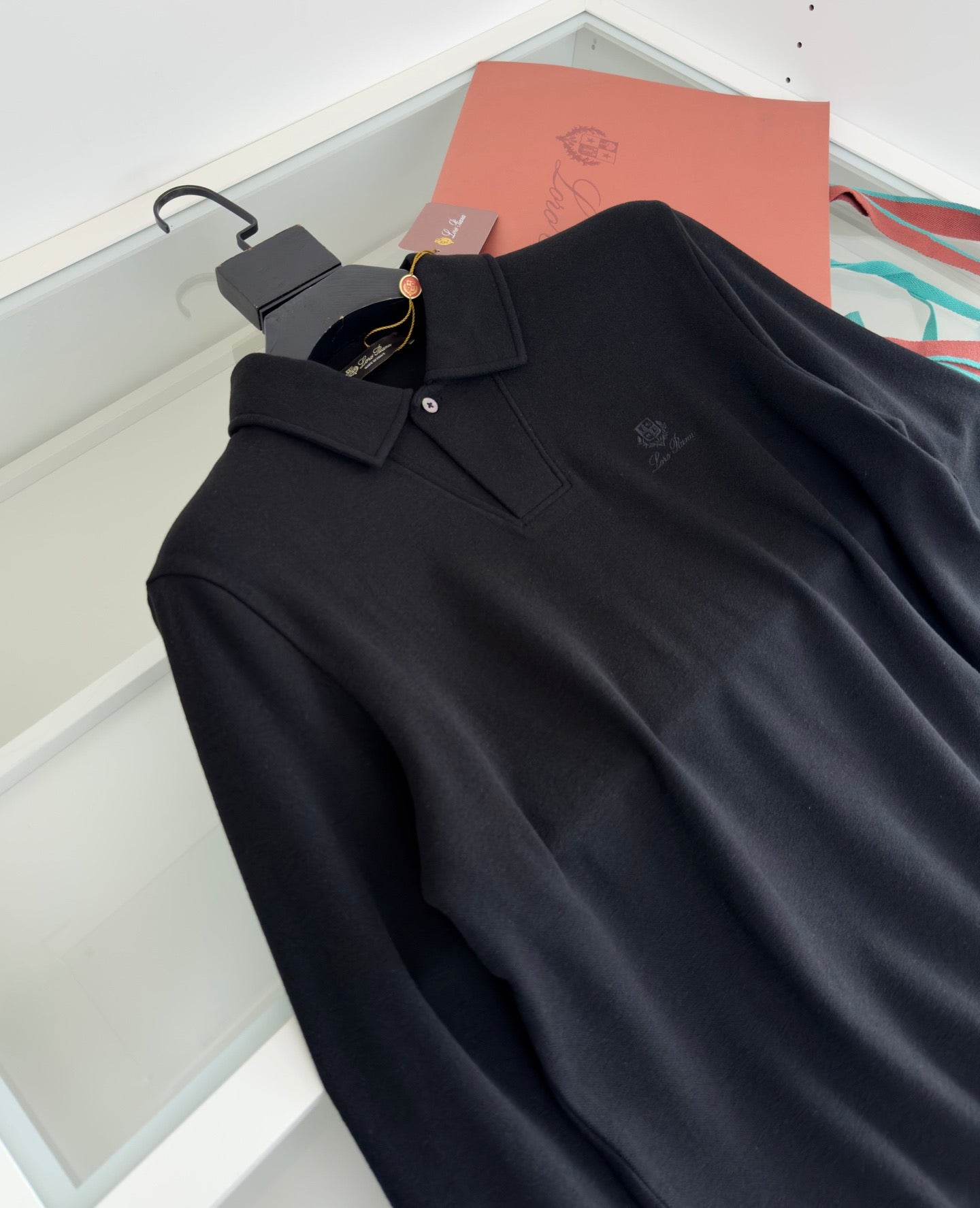 Loro Piana Long Sleeve Polo