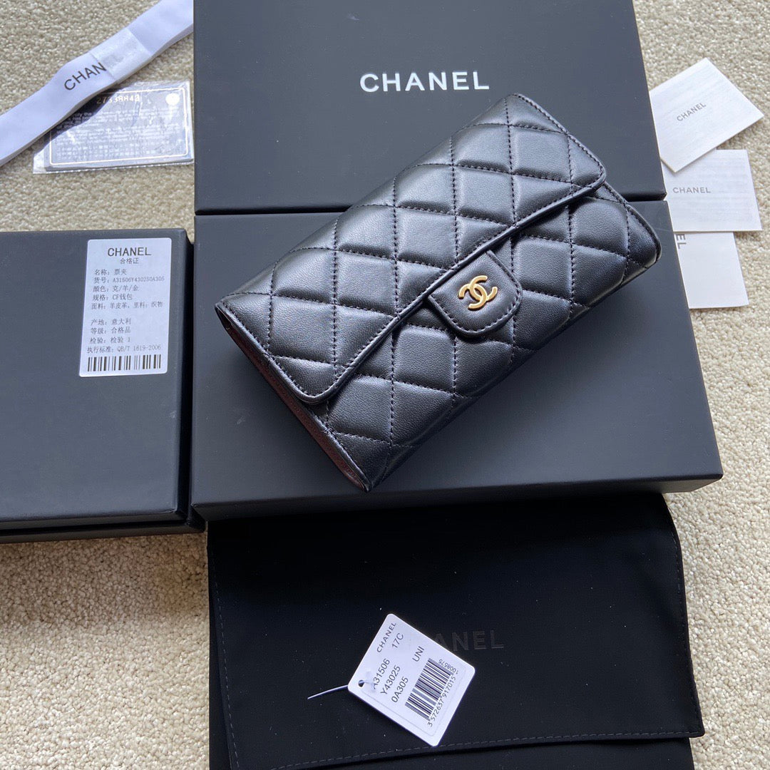 Chanel Long Flap Wallet