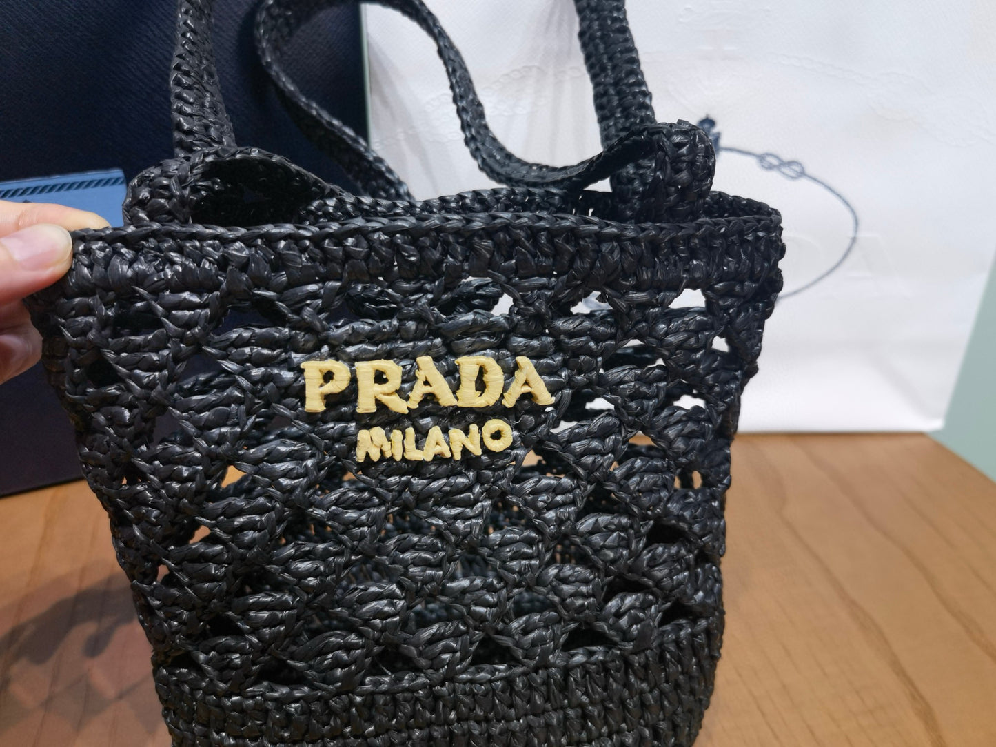 PD Mini Crochet Tote Bag