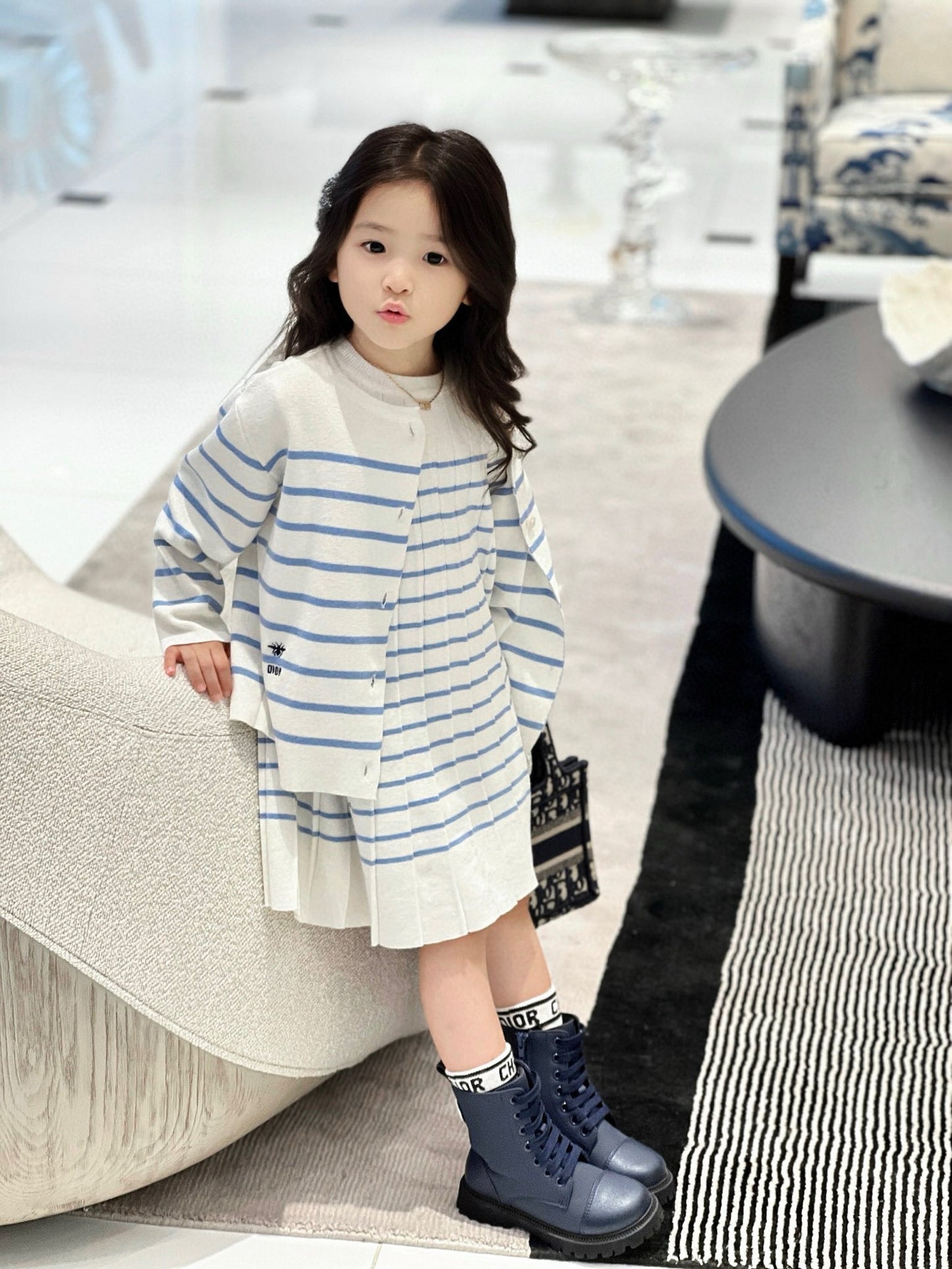 CD Cardigan/Skirtdress Set