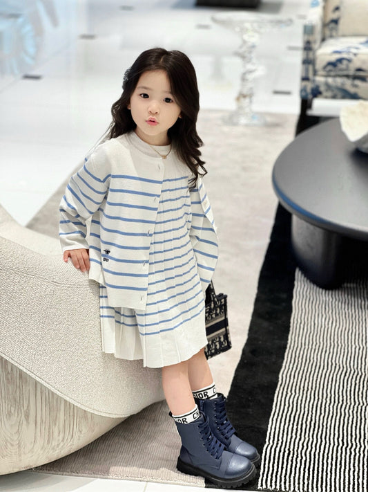 CD Cardigan/Skirtdress Set