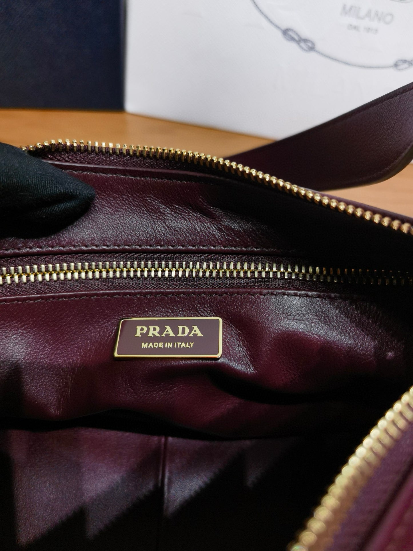 Prada Aimee Handbag 31x18x10cm